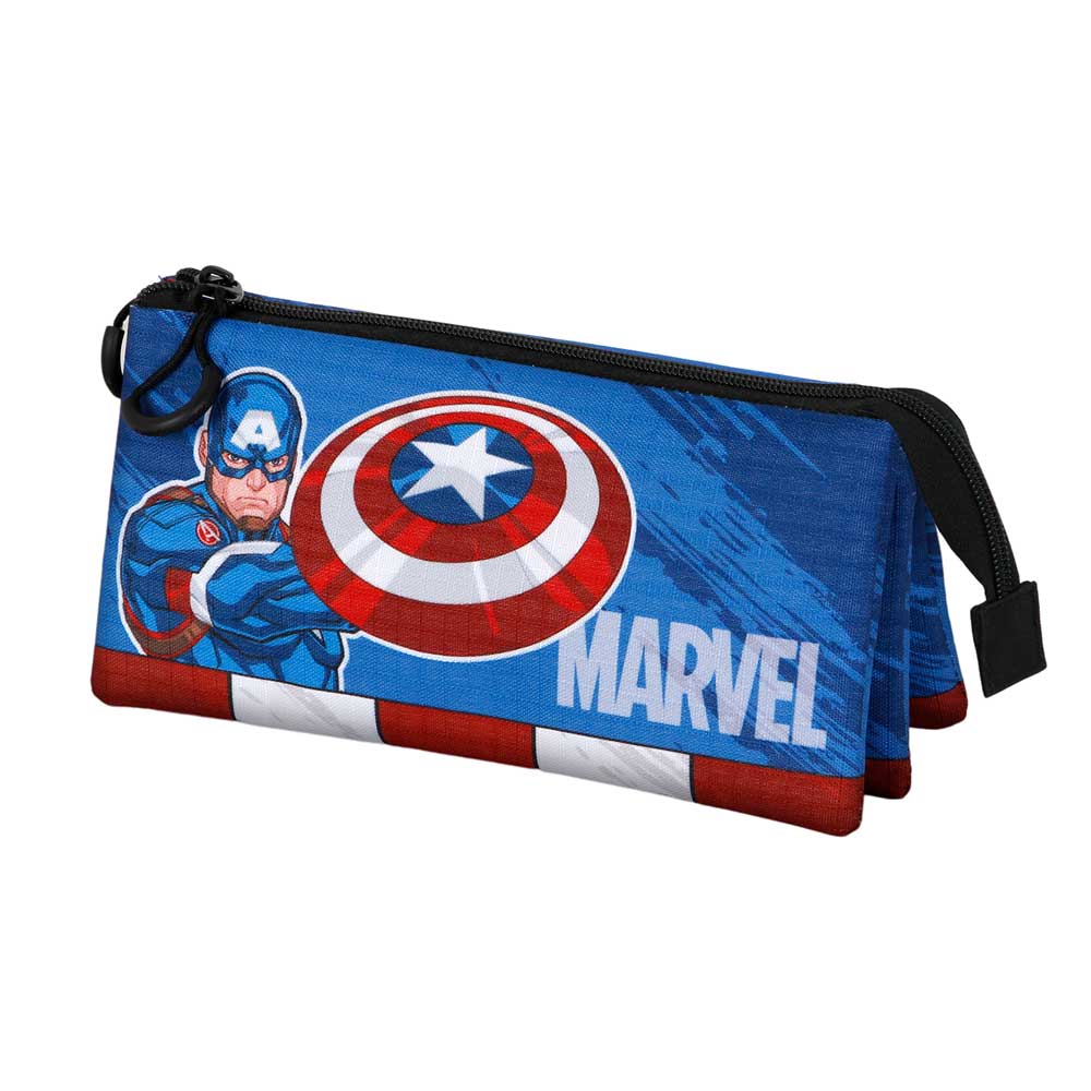 Trousse Triple Marvel Captain America « Gears »