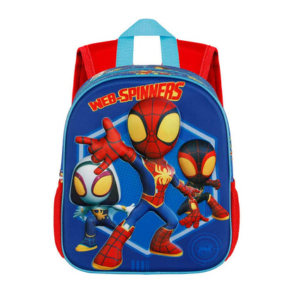 Sac à Dos 3D Petit Marvel Spider-Man « Spinners » – Bleu