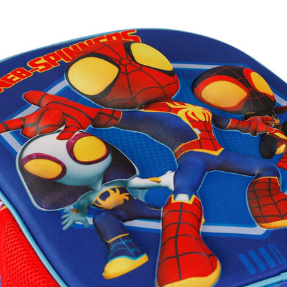 Sac à Dos 3D Petit Marvel Spider-Man « Spinners » – Bleu
