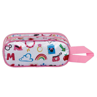 Trousse 3D Double Disney Minnie Mouse « Too Cute »