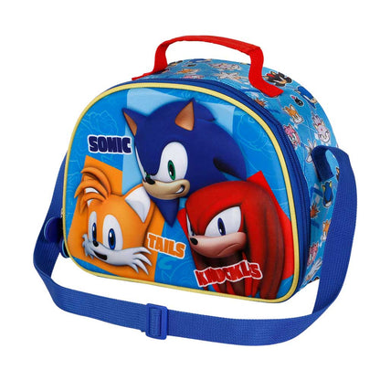 Sac Repas 3D Sonic the Hedgehog « Trio »