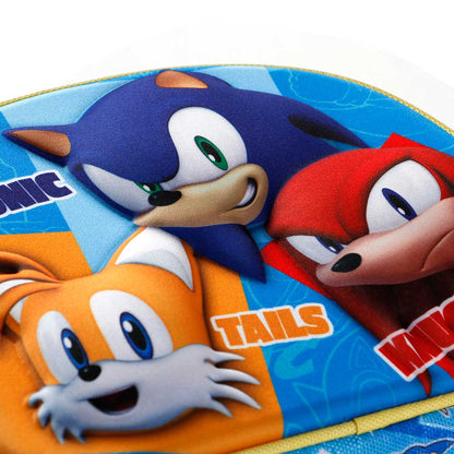 Sac Repas 3D Sonic the Hedgehog « Trio »