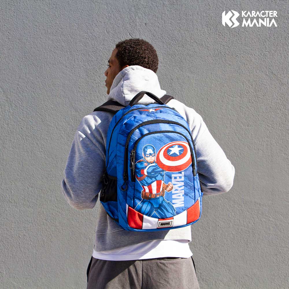 Sac à Dos Running PLUS Marvel Captain America « Gears »