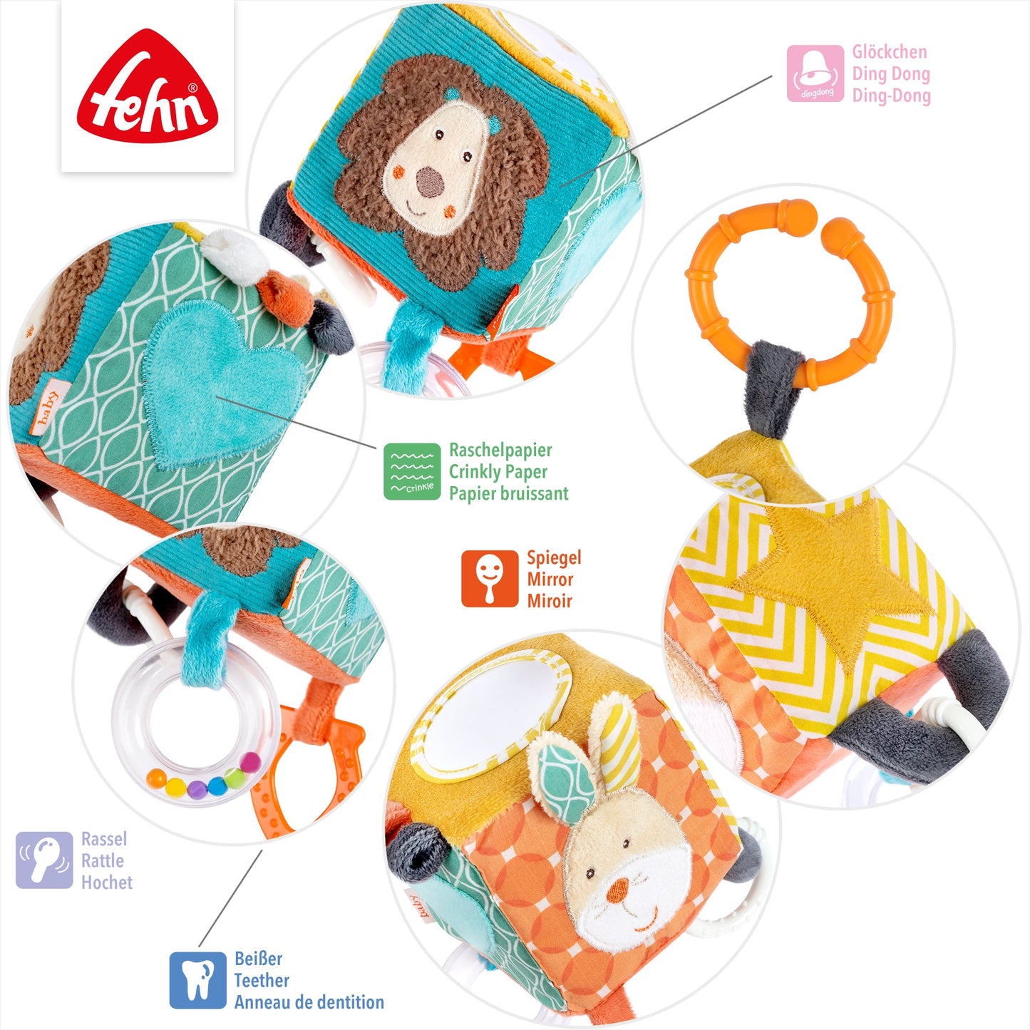 Funky Friends Activity Cube
