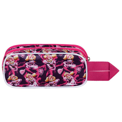 Trousse 3D Double La Pat’ Patrouille « Mighty » – Rose