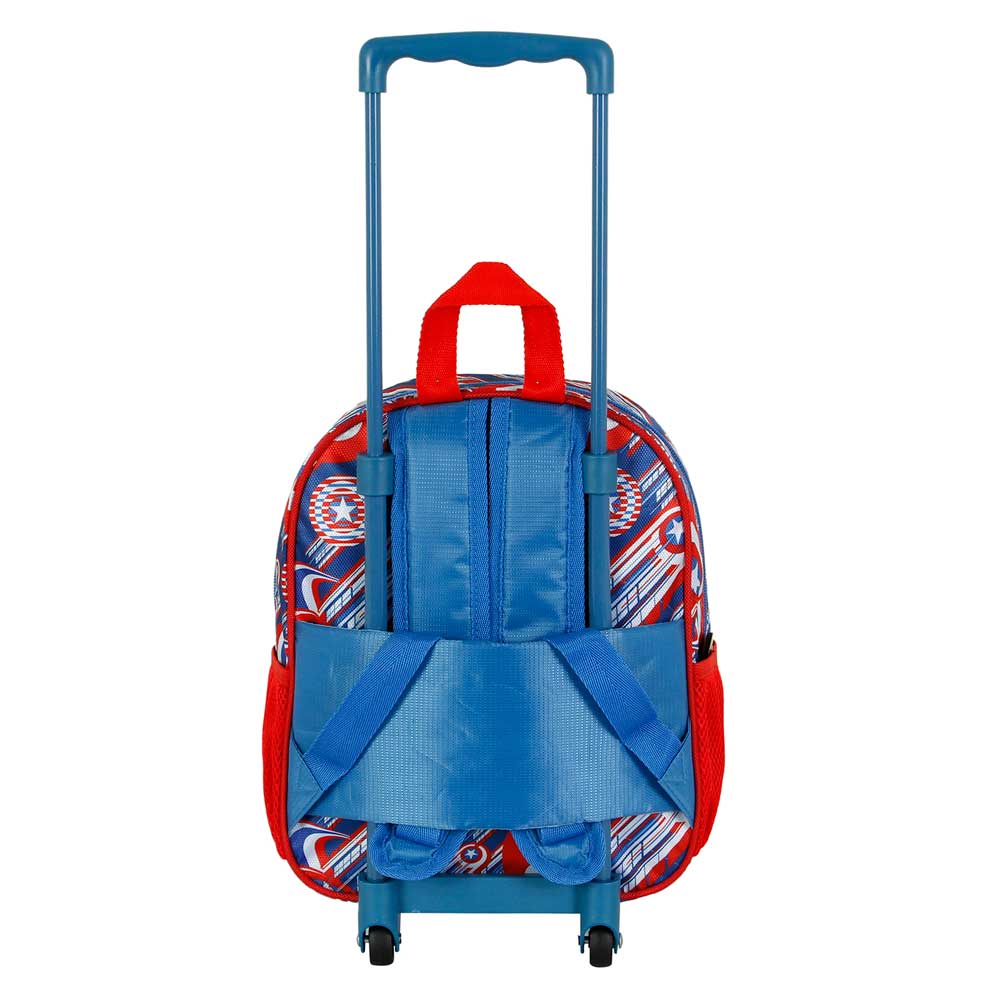 Sac à Dos 3D à Roulettes Petit Marvel Captain America « First »