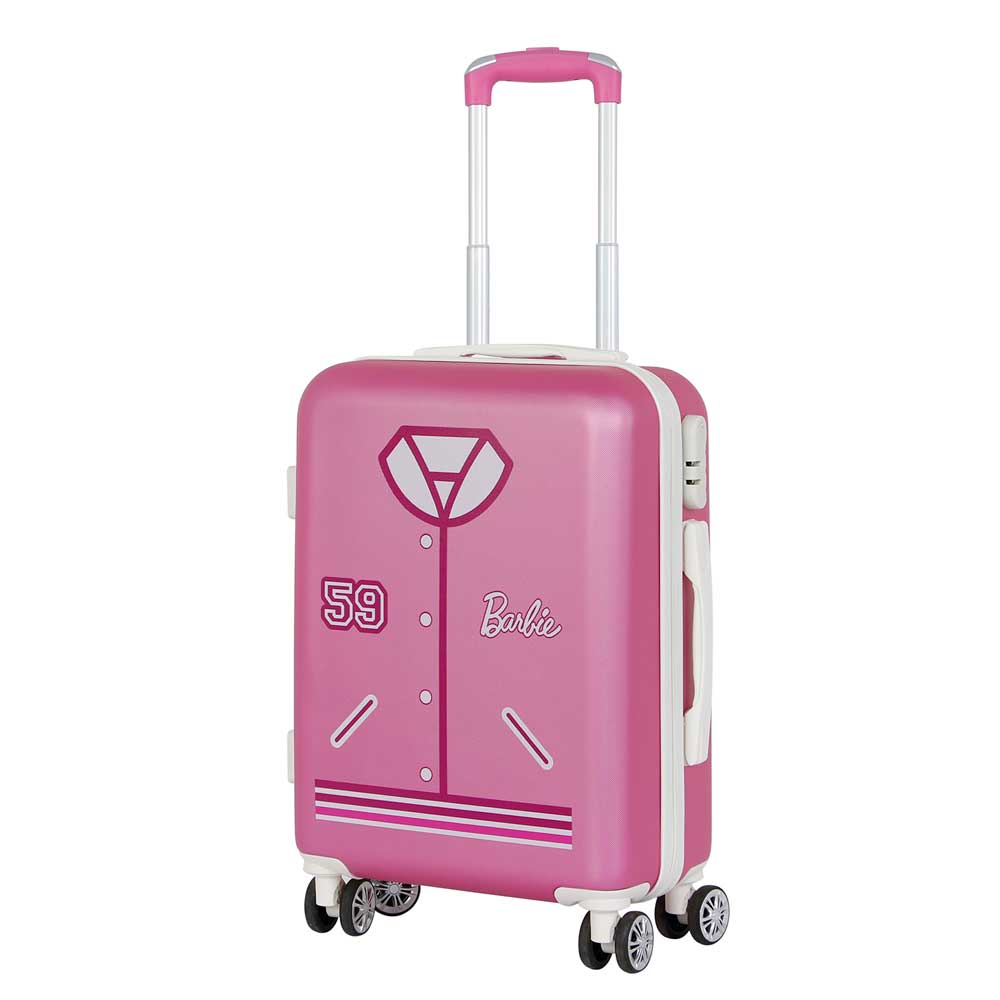 Valise Cabine ABS 4 Roues Barbie « Varsity »