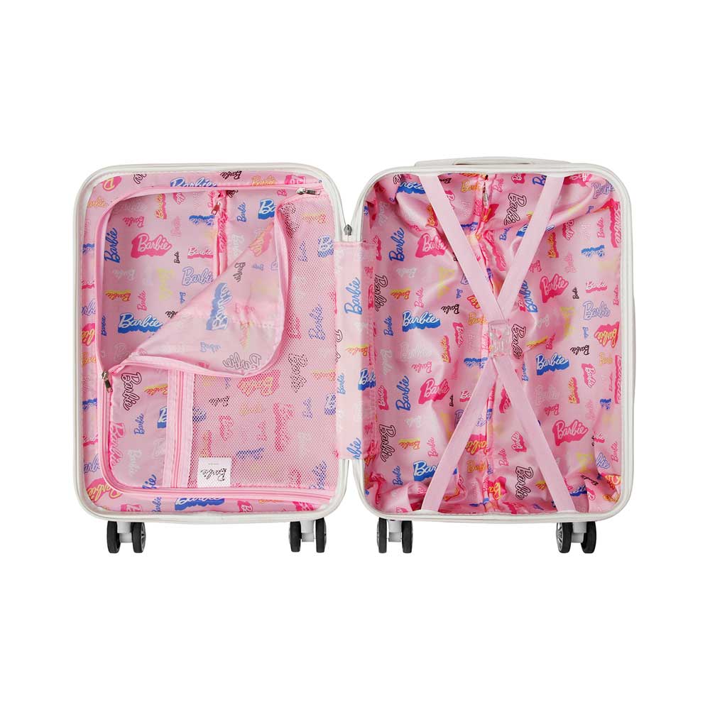 Valise Cabine ABS 4 Roues Barbie « Varsity »