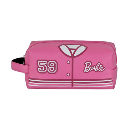 Trousse de Toilette de Voyage Brick PLUS Barbie « Varsity » – Rose