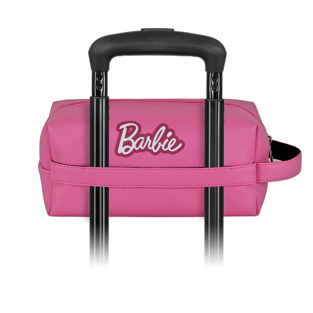 Trousse de Toilette de Voyage Brick PLUS Barbie « Varsity » – Rose