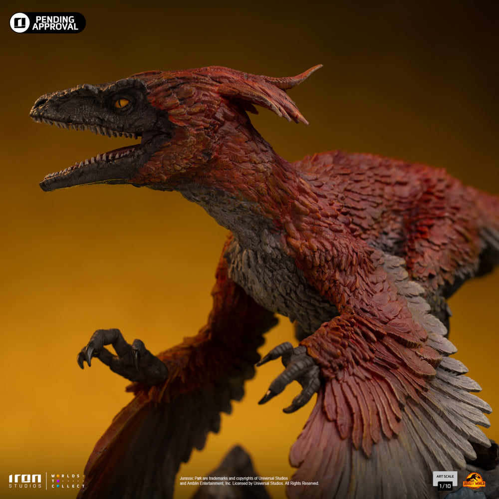 Pyroraptor Statue - Jurassic World: Dominion - Art Scale 1/10 - Iron Studios