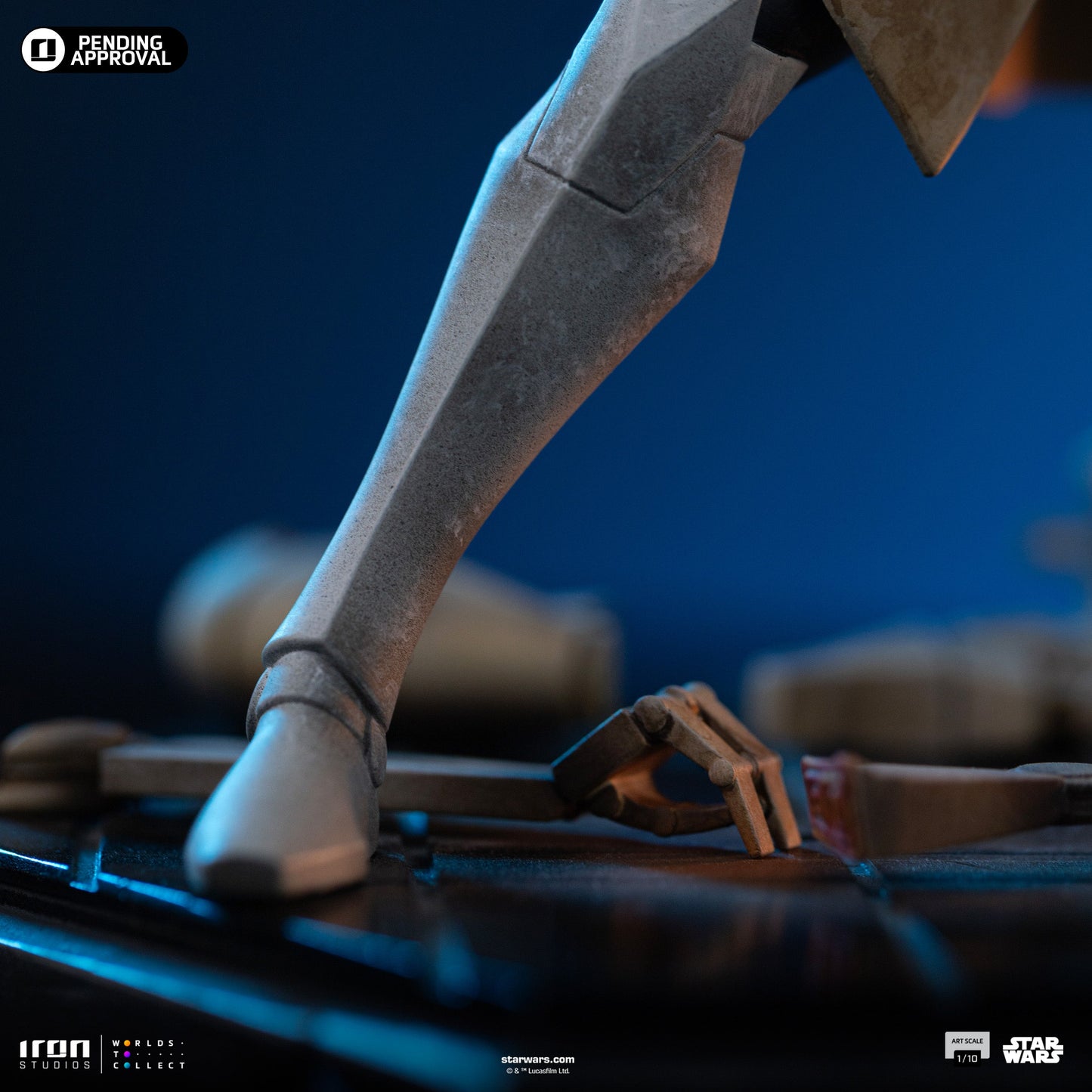 Obi-Wan Kenobi Statue – Star Wars: Clone Wars - Art Scale 1/10 - Iron Studios