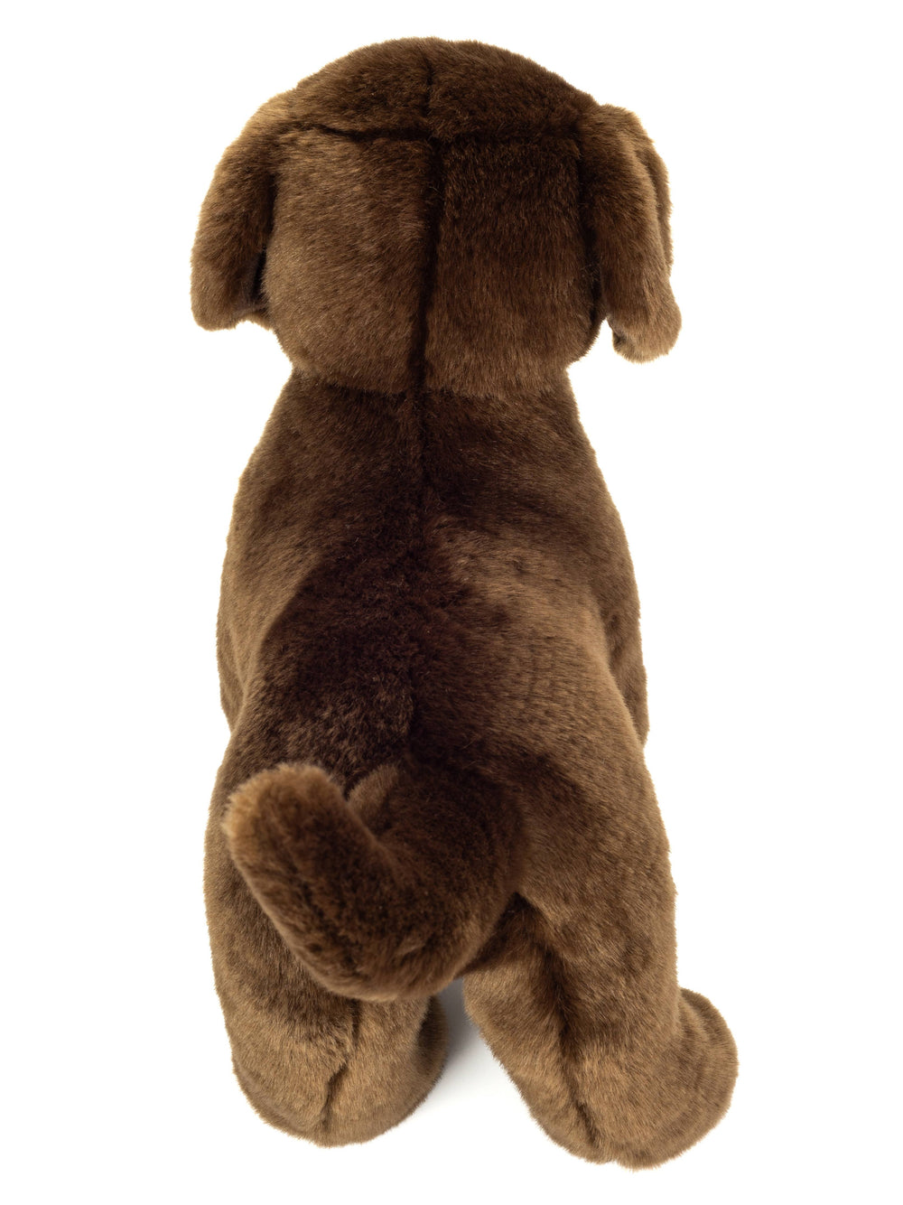 Stehender Brauner Labrador aus Plüsch – 30 cm