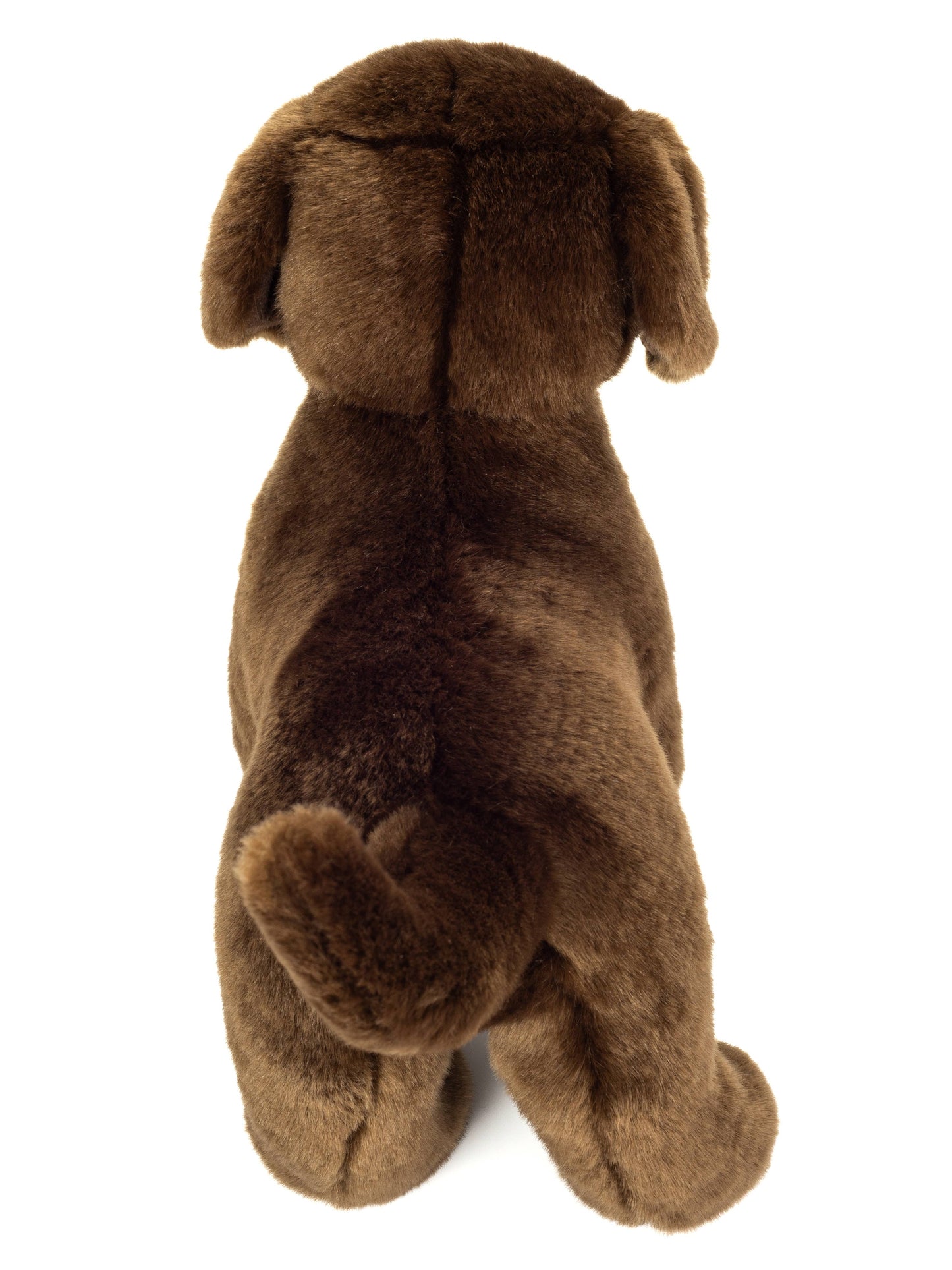 Standing Brown Labrador Plush Toy