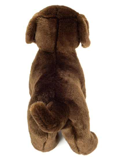 Standing Brown Labrador Plush Toy