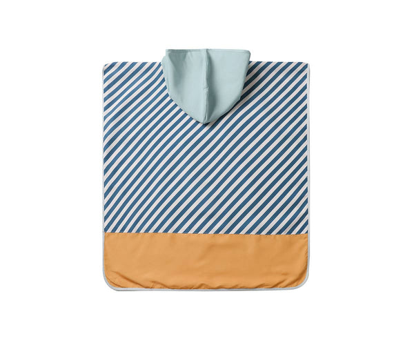 Poncho de plage Rayures Blues & Beyond M