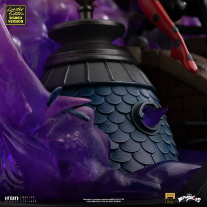 Statue Ladybug and Cat Noir - Miraculous 10th Anniversary Signed Edition - Deluxe Art Scale 1/10