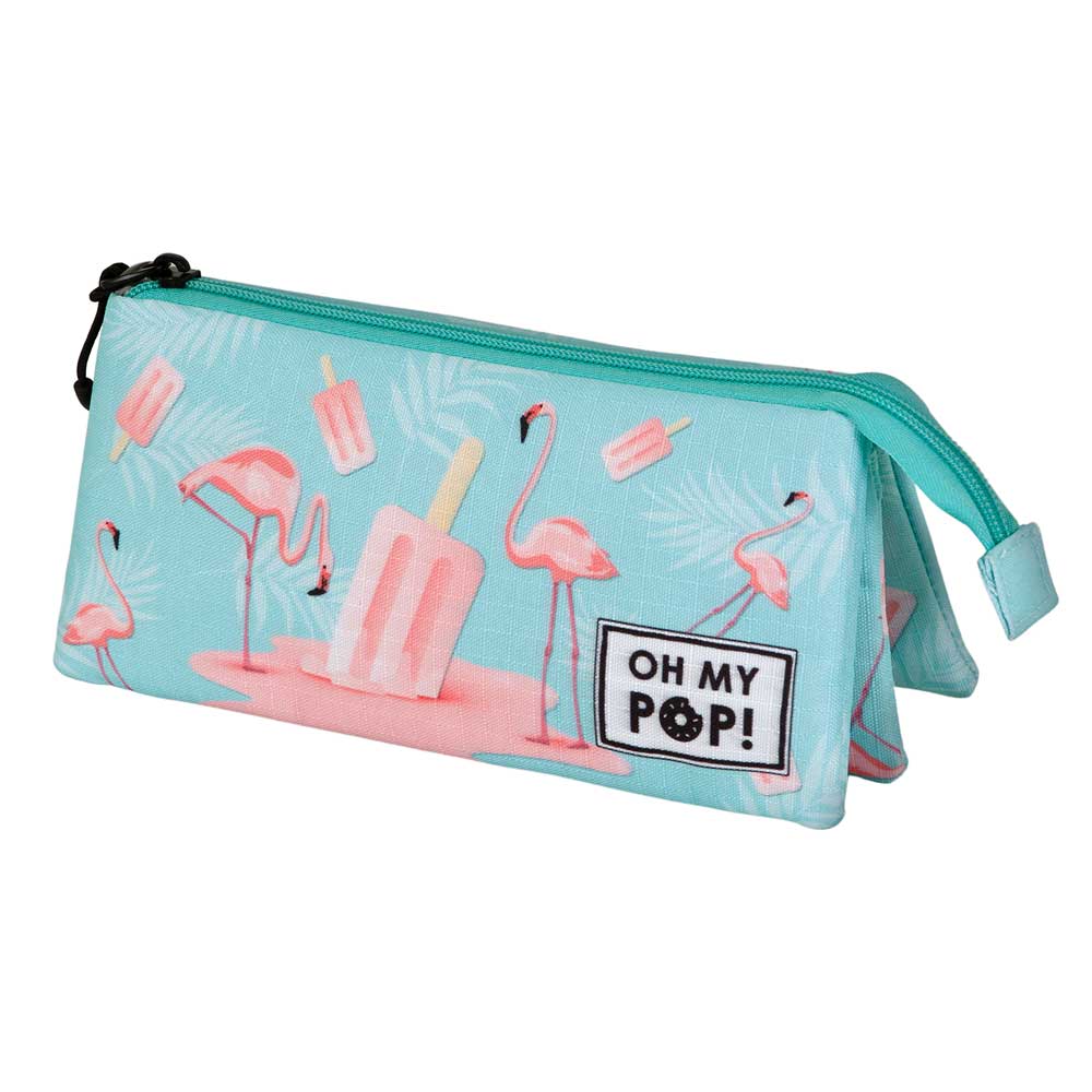 Trousse Triple Oh My Pop! « Ice Flamingo »