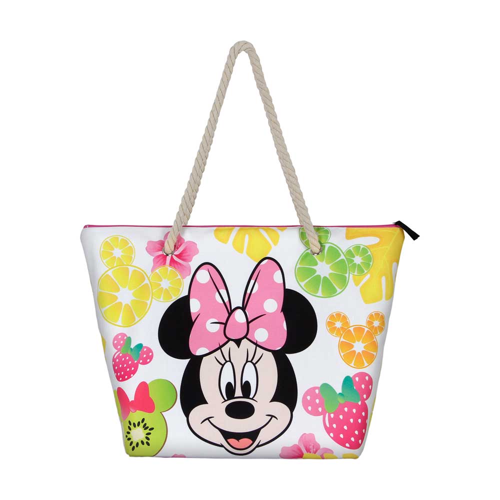 Sac de Plage Soleil Disney Minnie Mouse « Fruits »