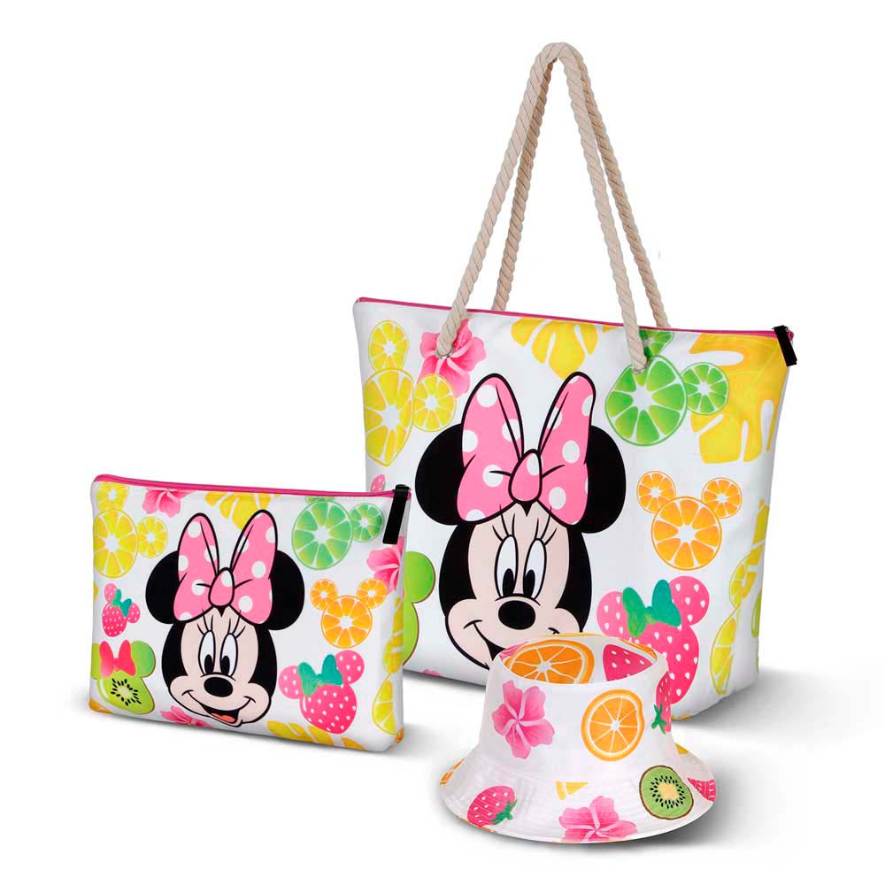 Sac de Plage Soleil Disney Minnie Mouse « Fruits »