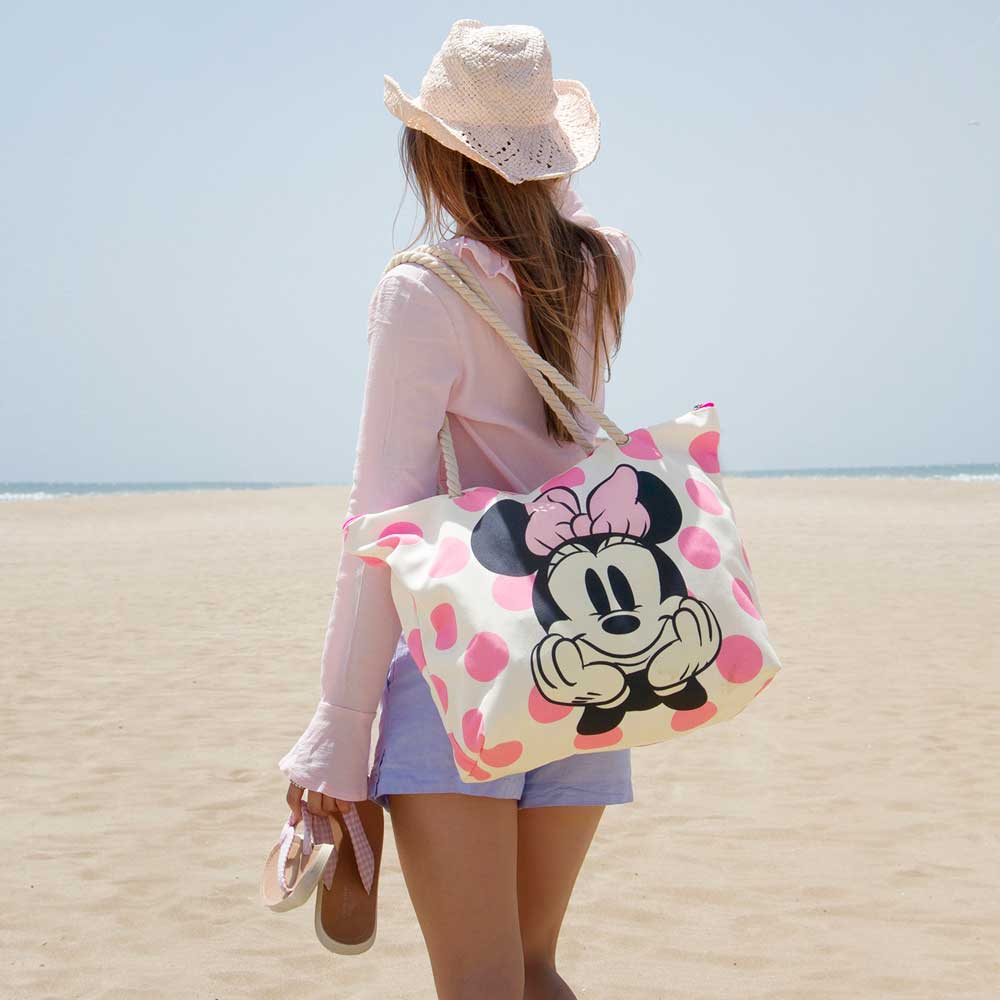 Sac de Plage Soleil Disney Minnie Mouse « Dots »