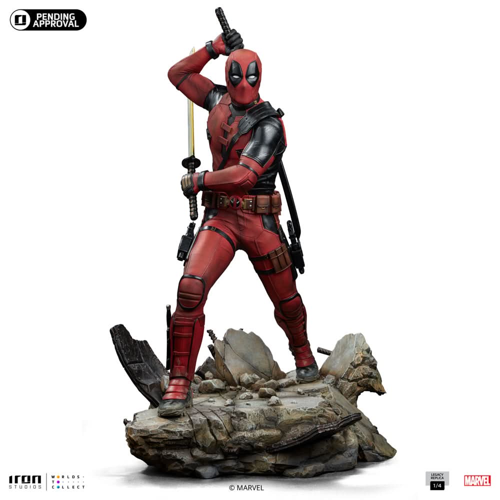 Deadpool Statue - Deadpool & Wolverine - Legacy Replica 1/4 - Iron Studios