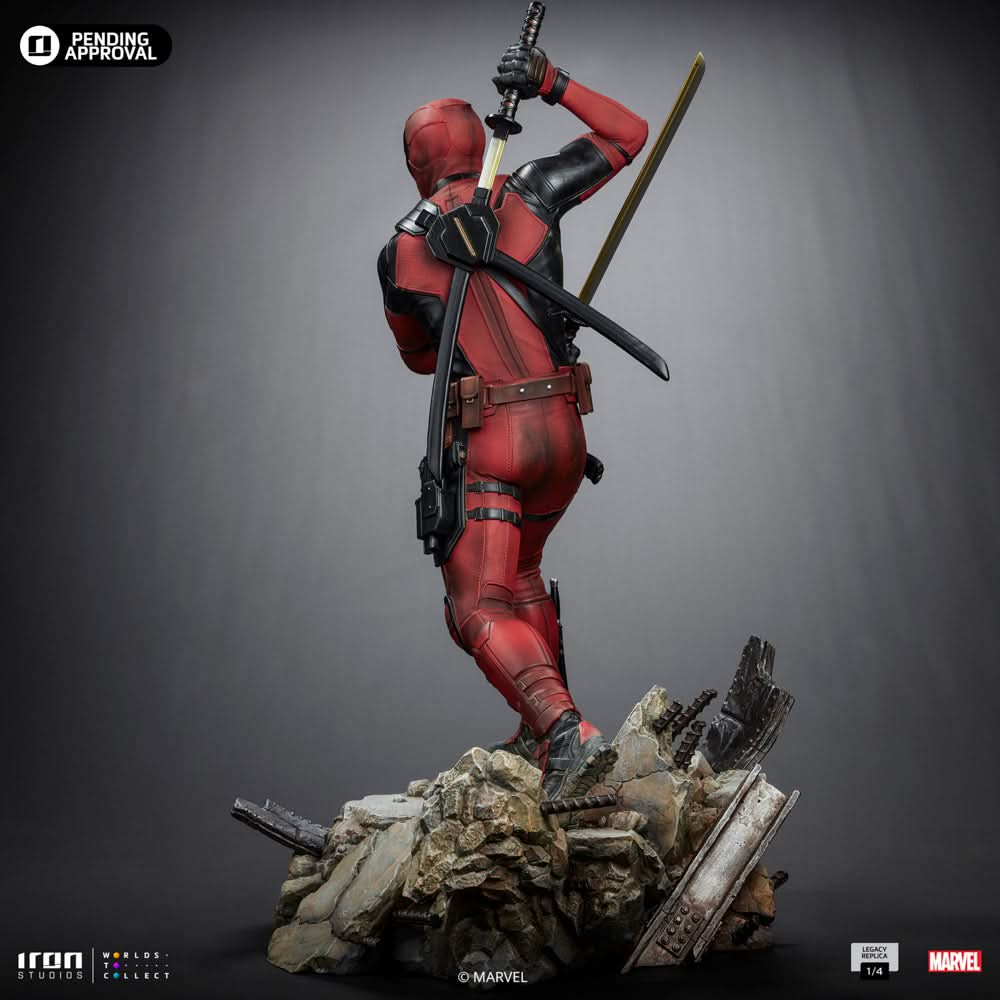 Deadpool Statue - Deadpool & Wolverine - Legacy Replica 1/4 - Iron Studios