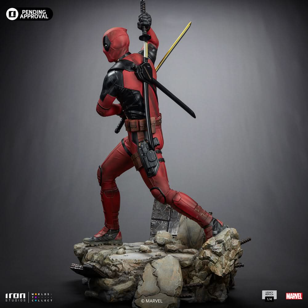 Deadpool Statue - Deadpool & Wolverine - Legacy Replica 1/4 - Iron Studios