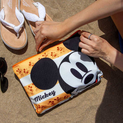 Trousse de Plage Orange Soleil Disney Mickey Mouse