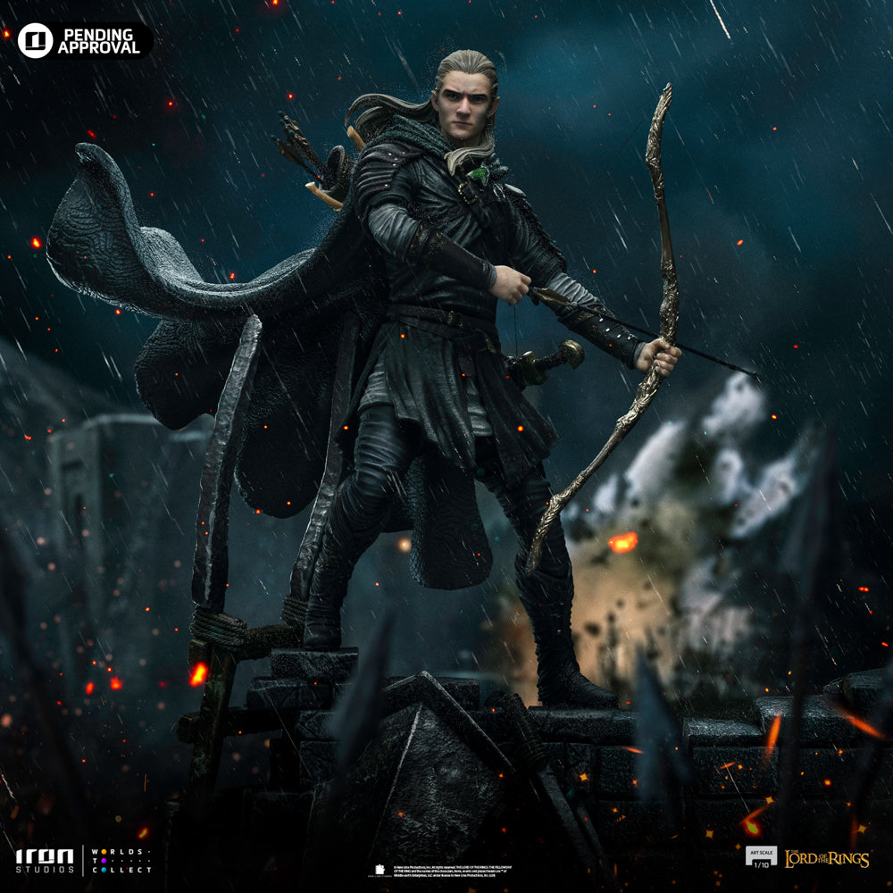Statue Legolas Unleashed - The Lord of the Rings - Art Scale 1/10