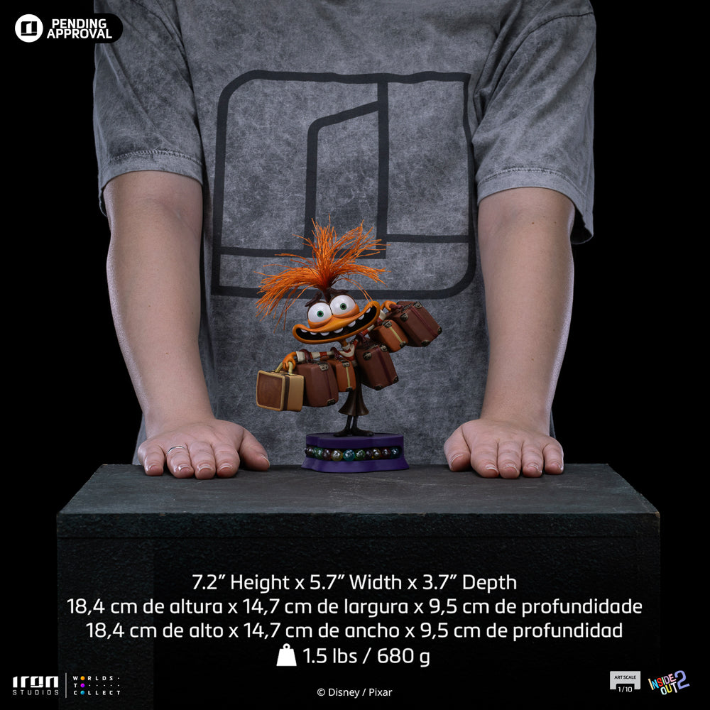 Pre-Order - Anxiety Statue - Inside Out 2 - Art Scale 1/10 - Iron Studios