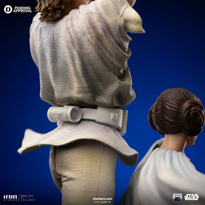 Luke and Leia Statue - Star Wars - Art Scale 1/10 - Iron Studios