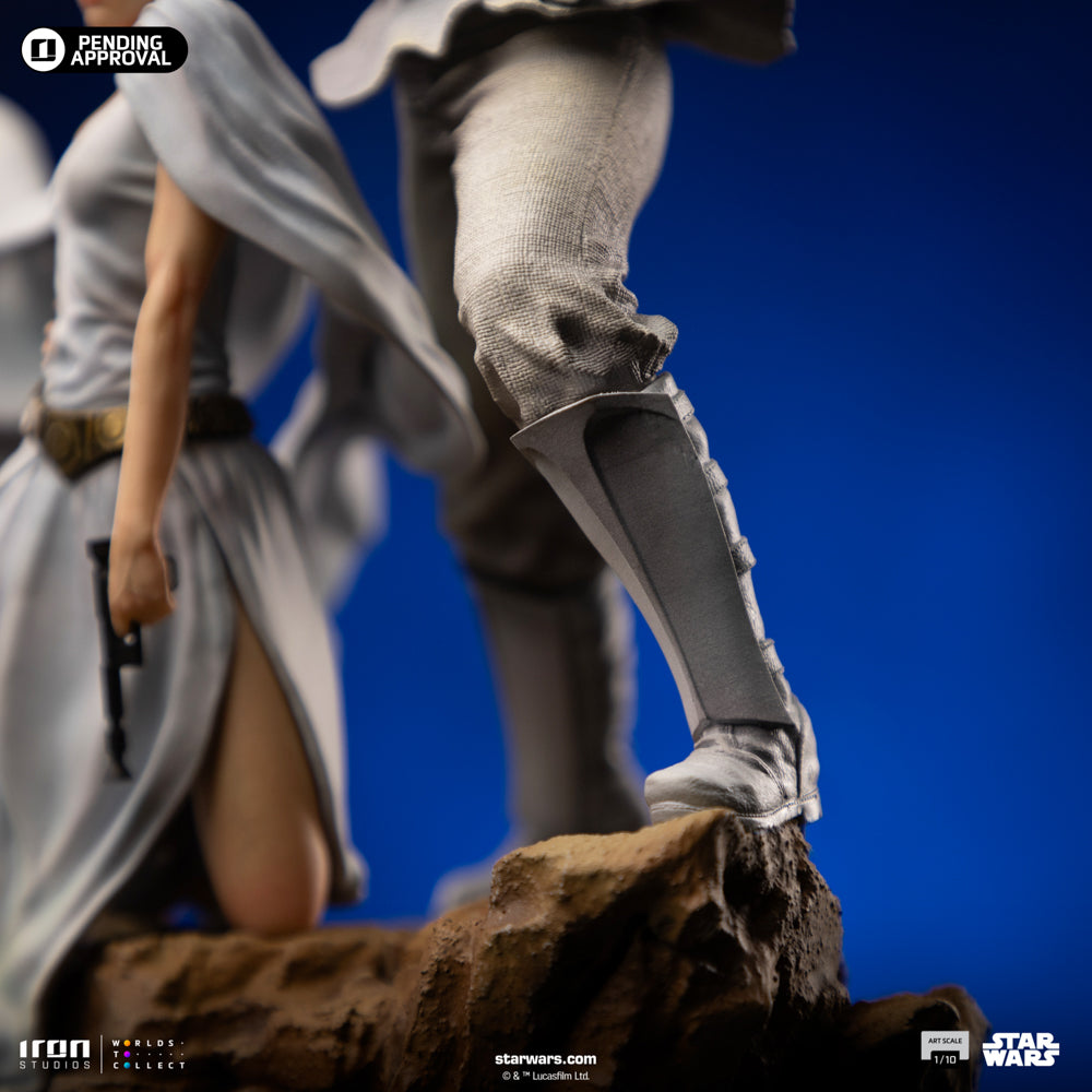 Luke and Leia Statue - Star Wars - Art Scale 1/10 - Iron Studios