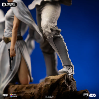 Luke and Leia Statue - Star Wars - Art Scale 1/10 - Iron Studios