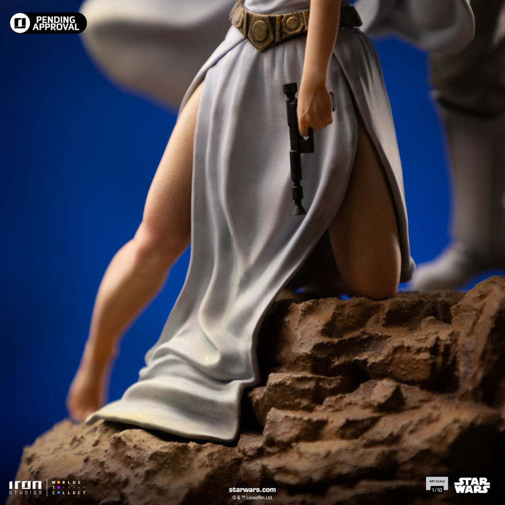 Luke and Leia Statue - Star Wars - Art Scale 1/10 - Iron Studios