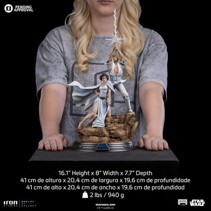 Luke and Leia Statue - Star Wars - Art Scale 1/10 - Iron Studios