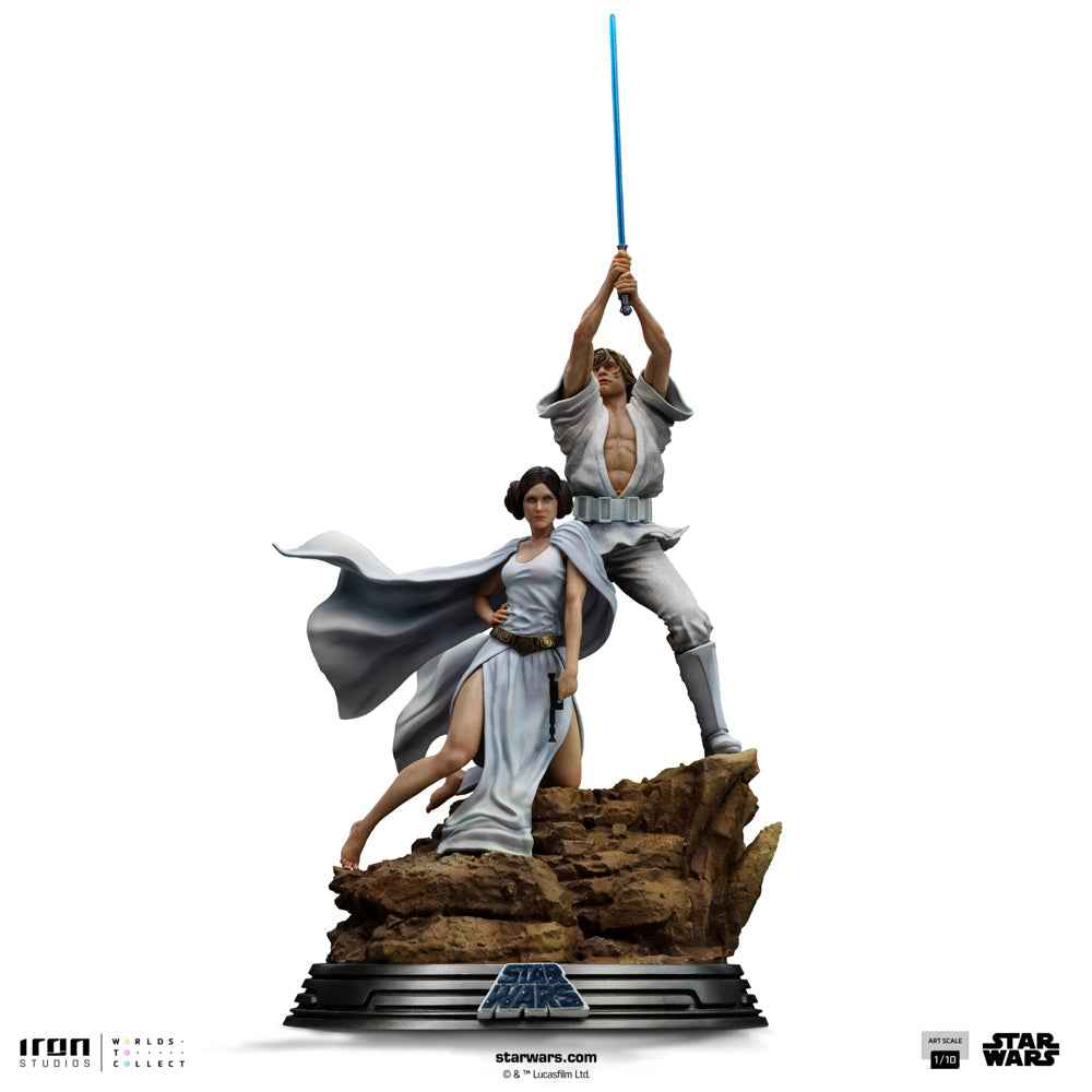 Luke and Leia Statue - Star Wars - Art Scale 1/10 - Iron Studios