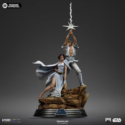 Luke and Leia Statue - Star Wars - Art Scale 1/10 - Iron Studios