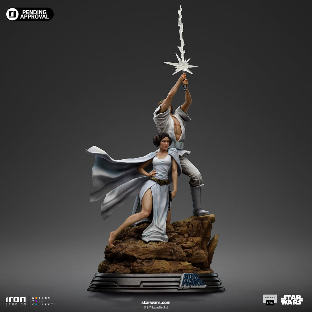 Luke and Leia Statue - Star Wars - Art Scale 1/10 - Iron Studios