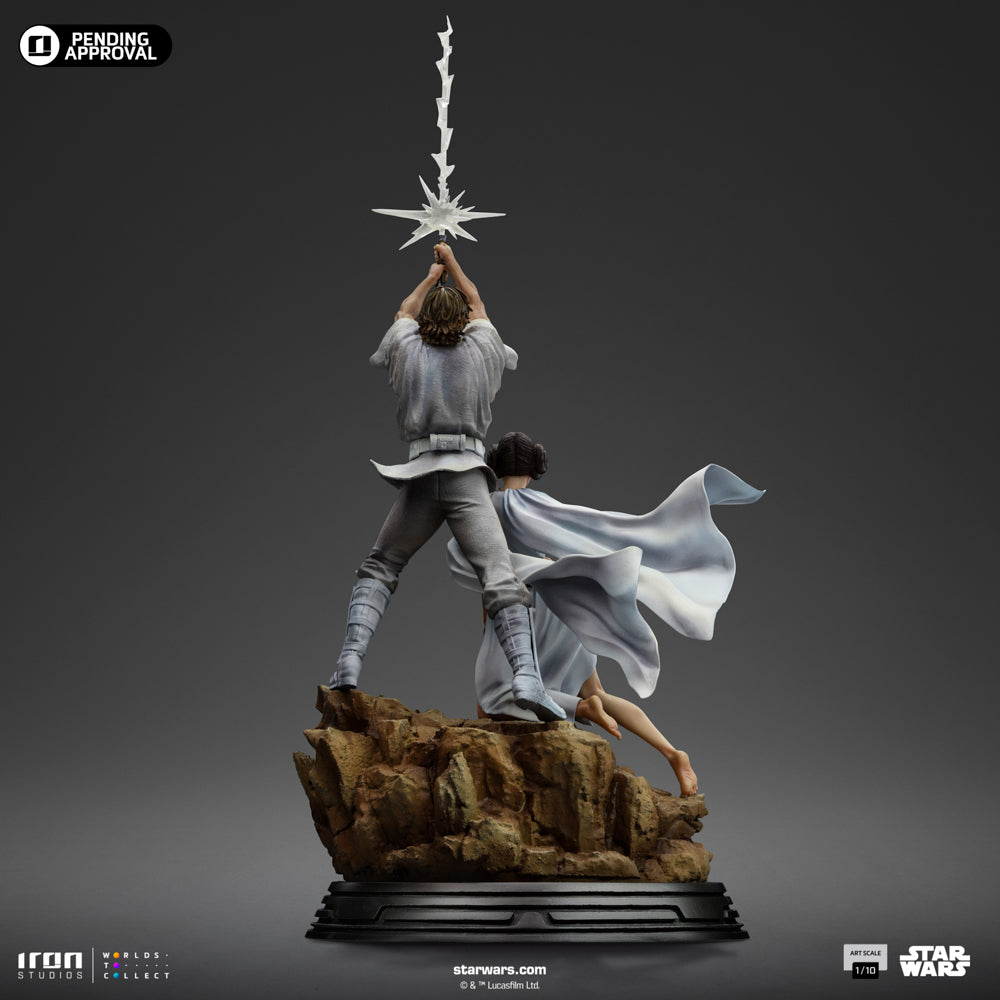 Luke and Leia Statue - Star Wars - Art Scale 1/10 - Iron Studios