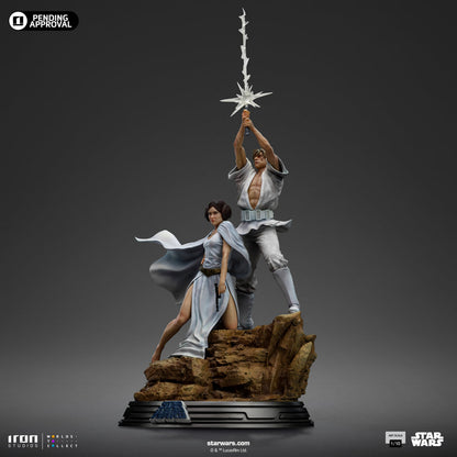 Luke and Leia Statue - Star Wars - Art Scale 1/10 - Iron Studios