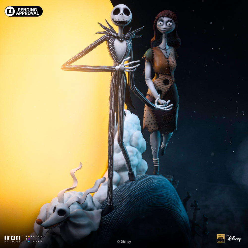Jack and Sally Statue - Nightmare Before Christmas - Deluxe Art Scale 1/10 - Disney Classics