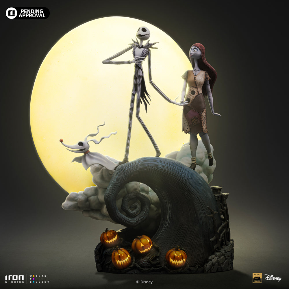 Jack and Sally Statue - Nightmare Before Christmas - Deluxe Art Scale 1/10 - Iron Studios