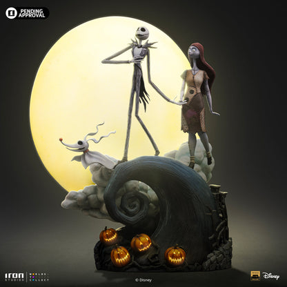 Jack and Sally Statue - Nightmare Before Christmas - Deluxe Art Scale 1/10 - Iron Studios