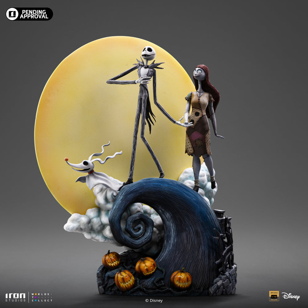 Jack and Sally Statue - Nightmare Before Christmas - Deluxe Art Scale 1/10 - Iron Studios