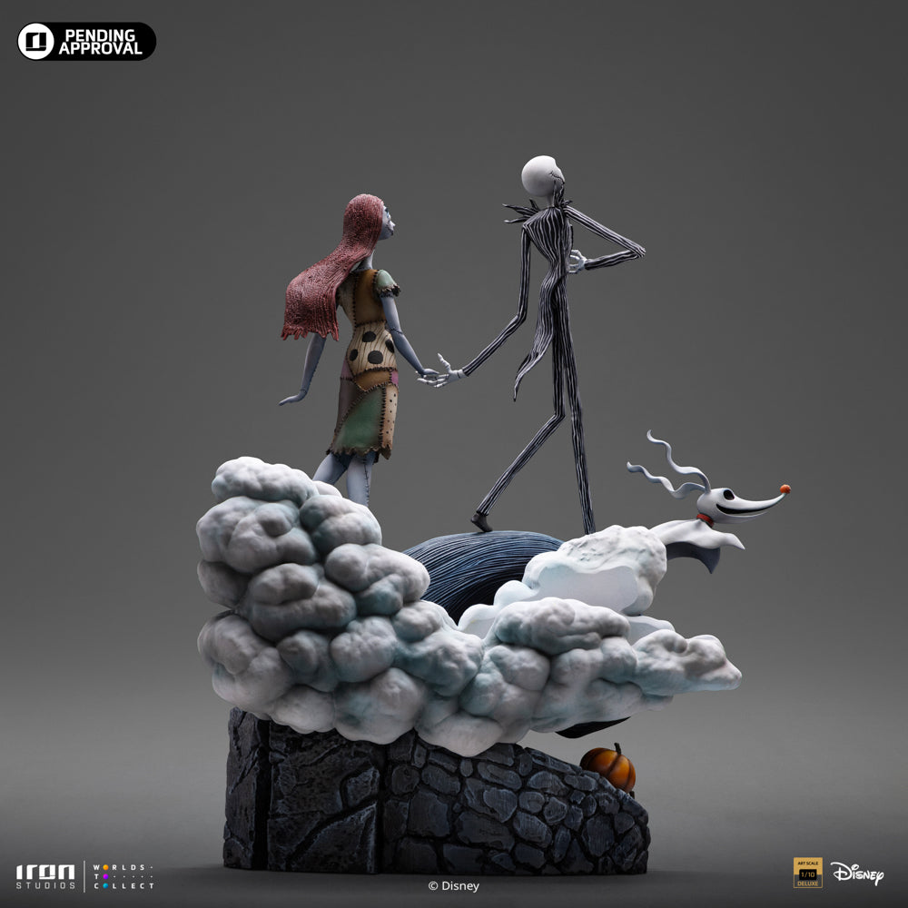 Jack and Sally Statue - Nightmare Before Christmas - Deluxe Art Scale 1/10 - Iron Studios