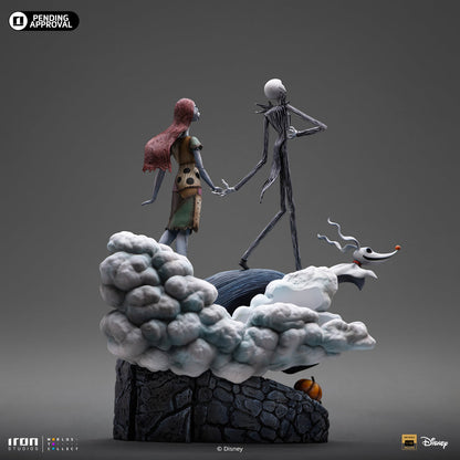 Jack and Sally Statue - Nightmare Before Christmas - Deluxe Art Scale 1/10 - Iron Studios