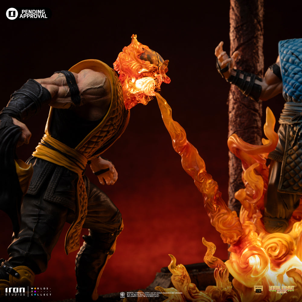 Scorpion Fatality Statue - Mortal Kombat - Art Scale 1/10 - Iron Studios