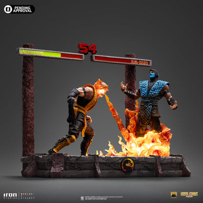 Scorpion Fatality Statue - Mortal Kombat - Art Scale 1/10 - Iron Studios