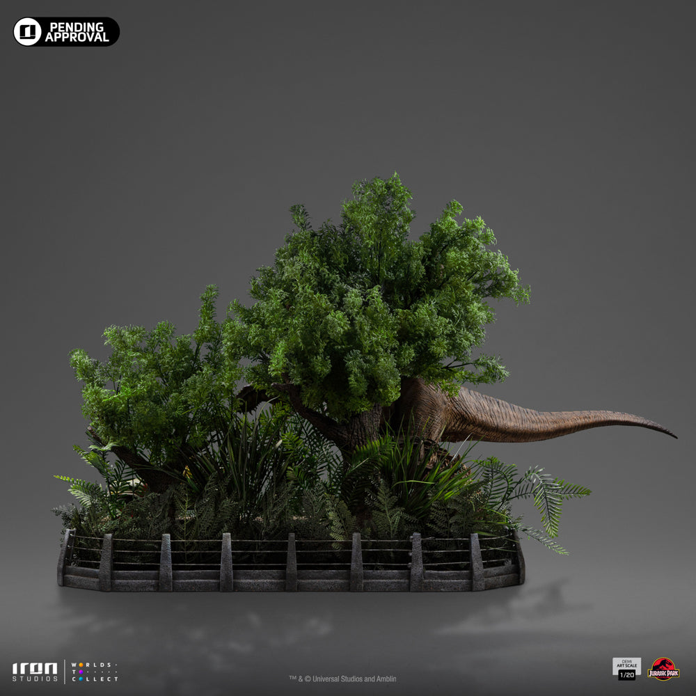 T-Rex Chase Statue - Jurassic Park - Demi Art Scale 1/20 - Iron Studios